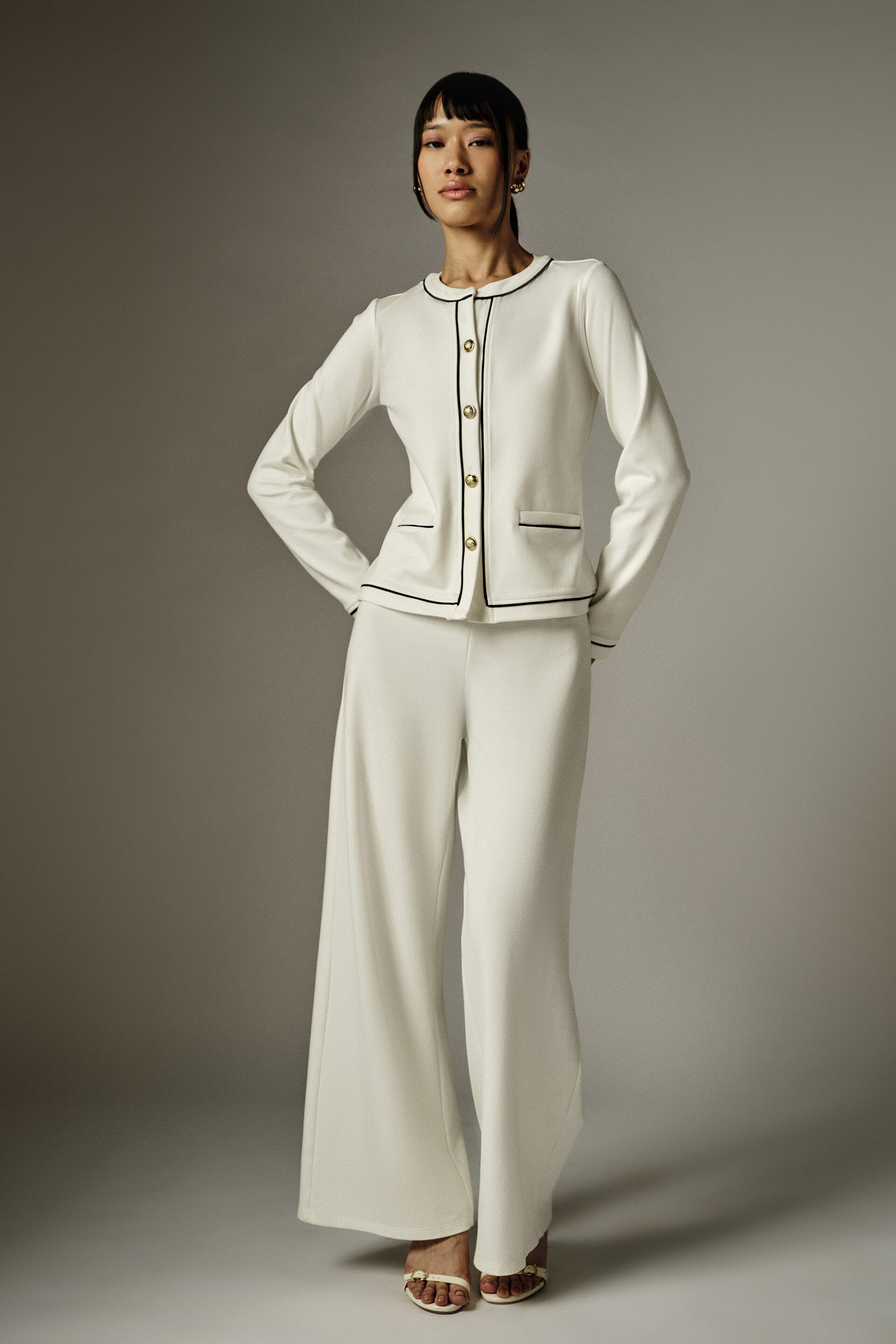 Mabel White Jacket, White, image 4